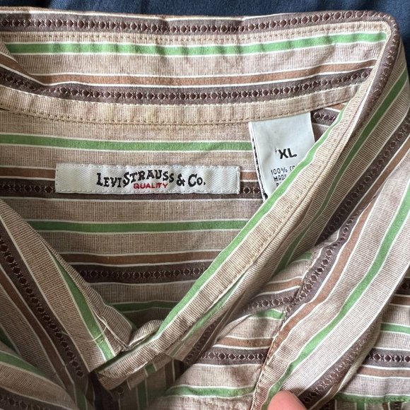 Vintage Levi Strauss Button Up XL - Picture 2 of 8